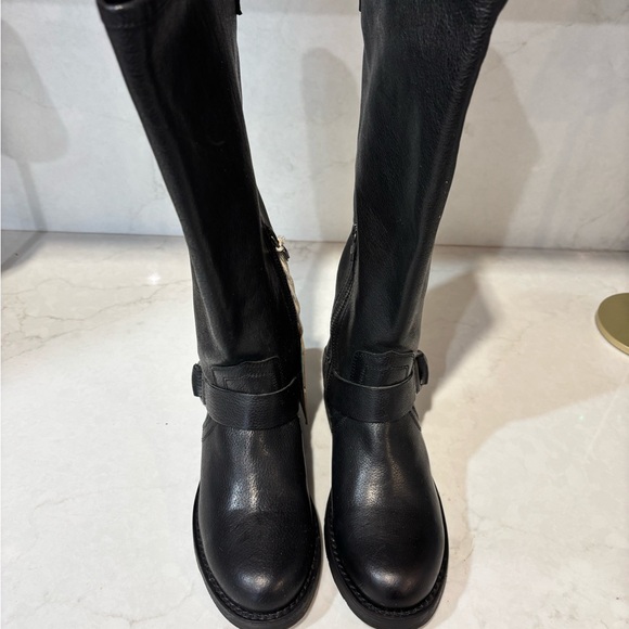 OluKai Black Over the Knee Boots - Picture 1 of 5